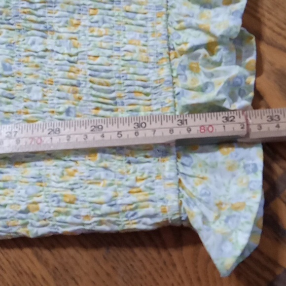 ENGLISH FACTORY ANTHROPOLOGIE Womens Dress Used Preowned SMALL PUFF SLEEVE yy - Picture 5 of 12